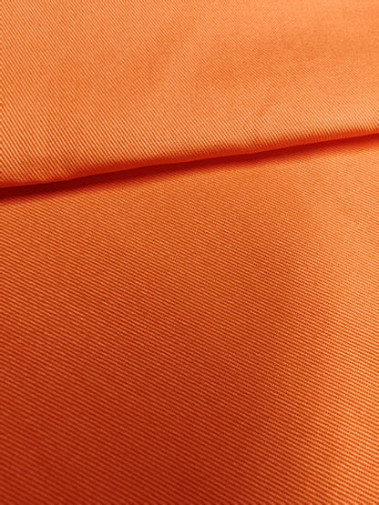 Bright Orange Cotton Drill - 148cm /58" Wide - 100% Cotton - 3m Piece