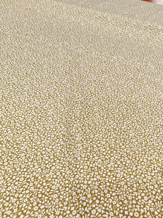 OLIVE MEADOW DITSY – 100% COTTON FABRIC – 148cm WIDE