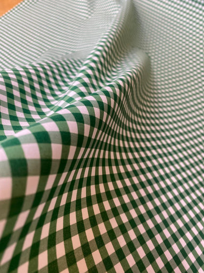 ¼ Inch Gingham Polycotton – 112cm / 44" – Polycotton – 3m Piece (6 Colourways)