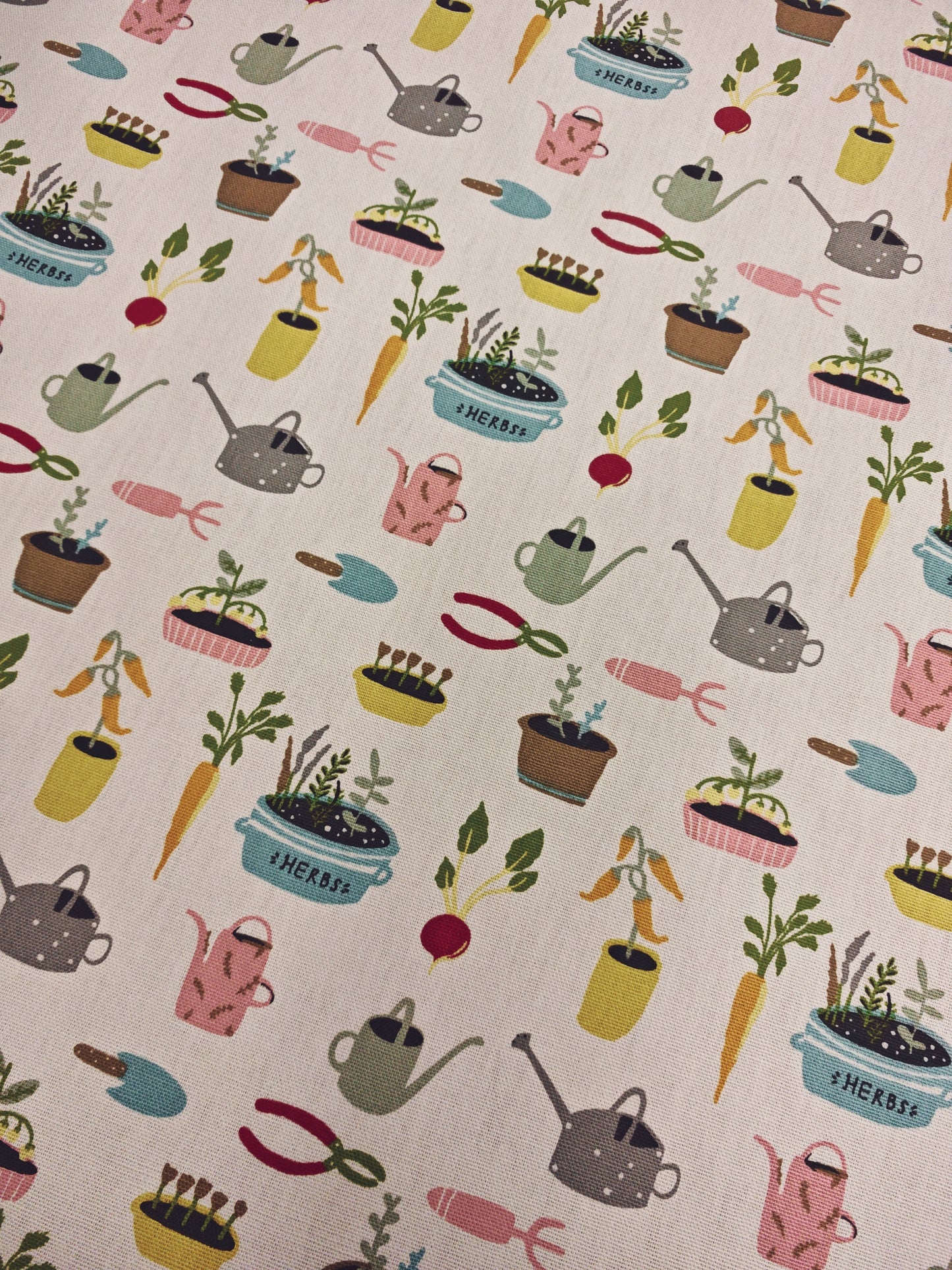Planting Out Half Panama Cotton – 142cm / 56" – 100% Cotton