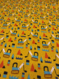 DIGGERS – MUSTARD POLYCOTTON WINCEYETTE – 80% COTTON / 20% POLYESTER – 109cm WIDE