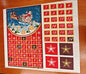 SANTA'S SLEIGH – CUT & SEW ADVENT CALENDAR PANEL – 100% COTTON – 111.5cm x 96cm