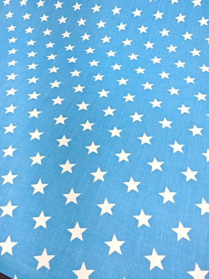 STARS – POLYCOTTON PRINT FABRIC – 111cm WIDE (3 COLOURWAYS)