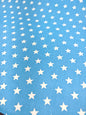 STARS – POLYCOTTON PRINT FABRIC – 111cm WIDE (3 COLOURWAYS)