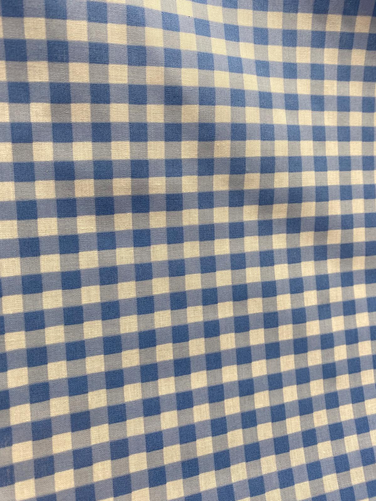 ¼ Inch Gingham Polycotton – 112cm / 44" – Polycotton – 3m Piece (6 Colourways)
