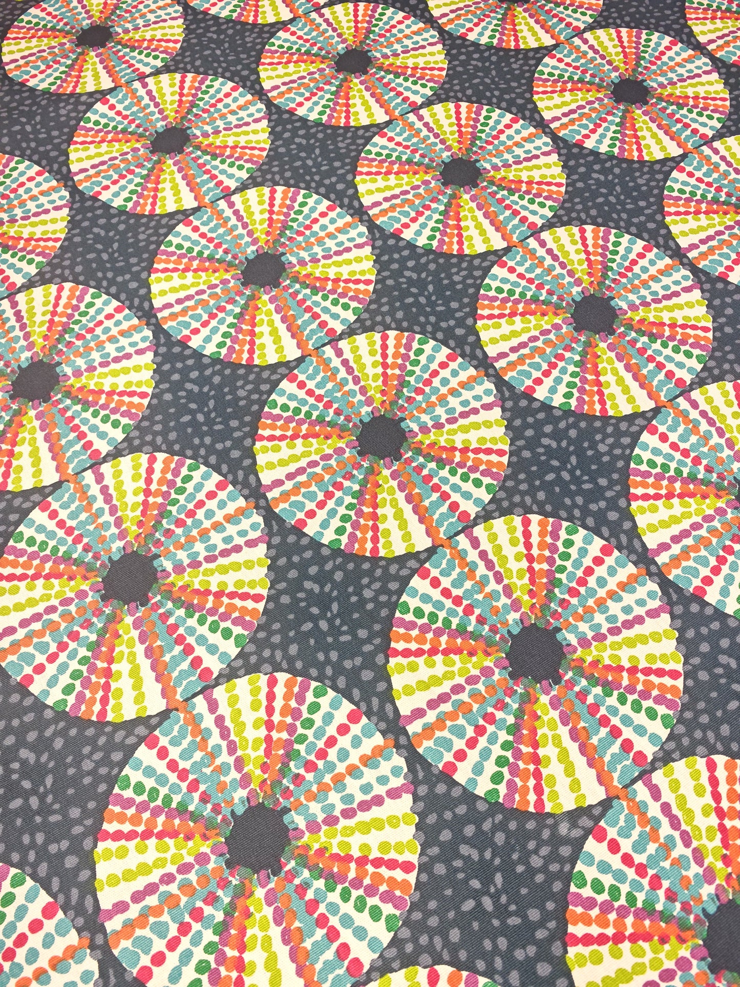 DOTTY – PRESTIGIOUS TEXTILES – HALF PANAMA 100% COTTON FABRIC – 143cm WIDE (2 COLOURWAYS)