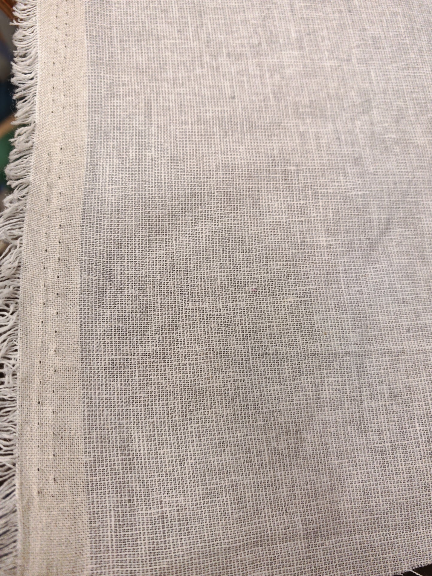NATURAL SILVER GREY LINEN BLEND – 55% LINEN 45% COTTON FABRIC – 114cm WIDE