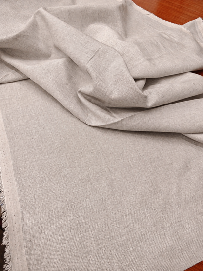 NATURAL SILVER GREY LINEN BLEND – 55% LINEN 45% COTTON FABRIC – 114cm WIDE