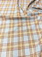 COUNTRYSIDE BLUE – WOOL MIX CHECK FABRIC – 155cm WIDE