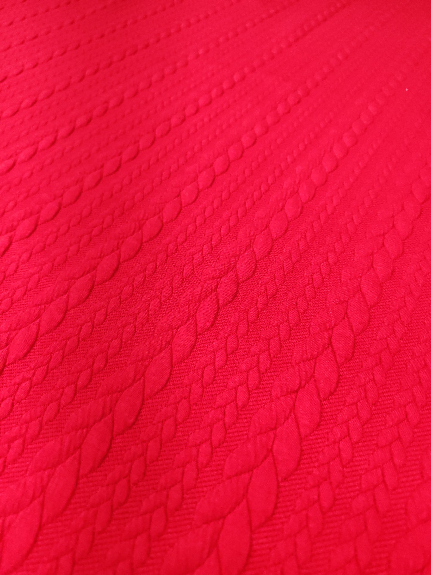 JACQUARD CABLE KNIT – TEXTURED STRETCH KNIT FABRIC – 8 COLOURWAYS – 152–160cm WIDE