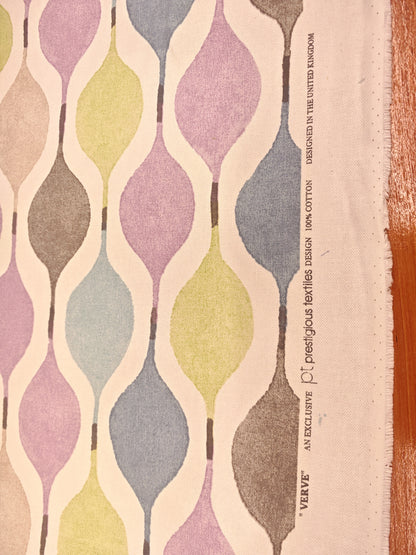 VERVE – PRESTIGIOUS TEXTILES – HALF PANAMA 100% COTTON FABRIC – 145cm WIDE