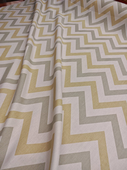 JAZZ HEAVY COTTON PRINT – GEOMETRIC FURNISHING FABRIC – 100% COTTON