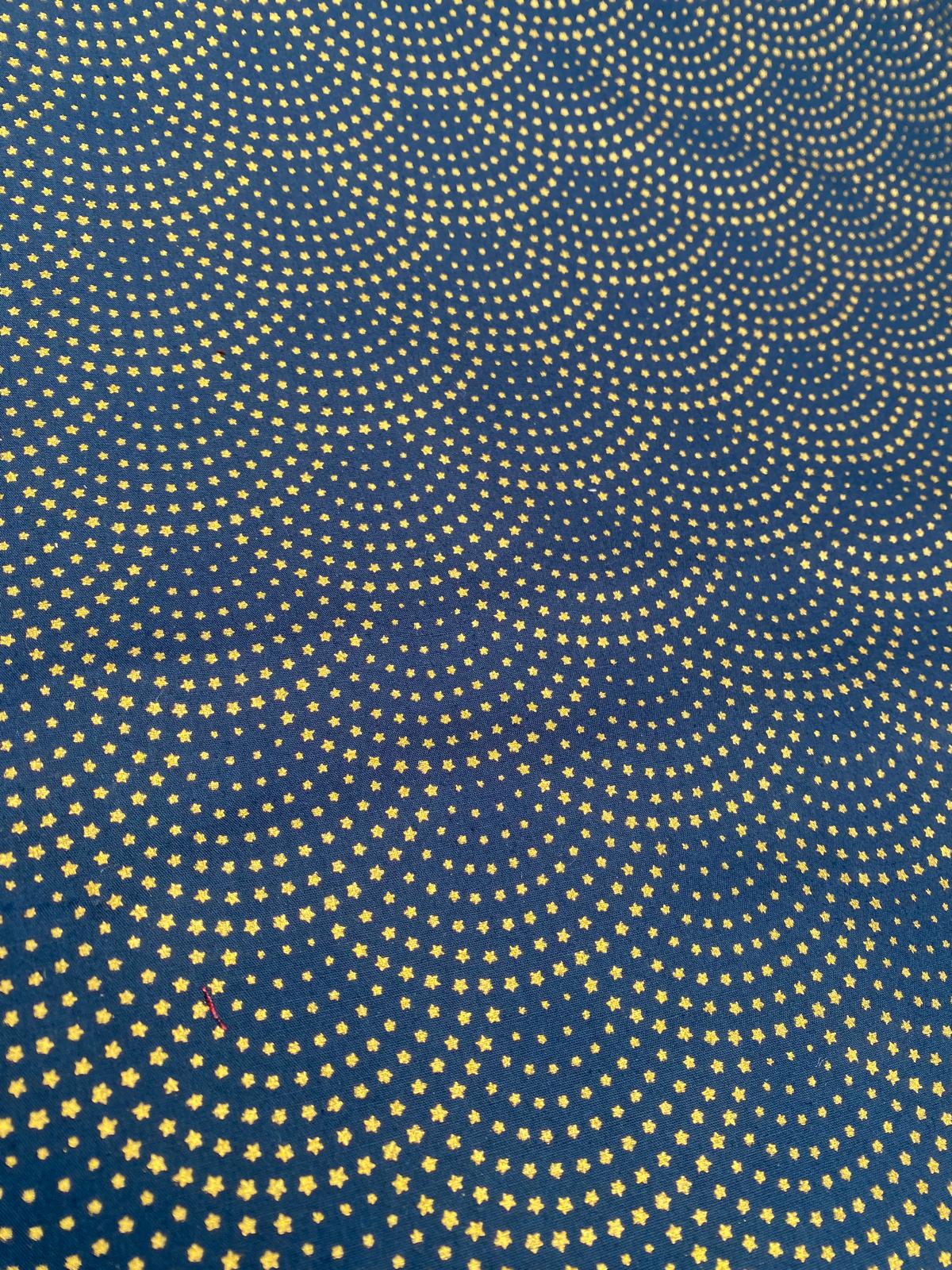 CONTEMPORARY CHRISTMAS STARRY SCALES – 100% COTTON CHRISTMAS FABRIC – 146cm WIDE