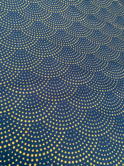 CONTEMPORARY CHRISTMAS STARRY SCALES – 100% COTTON CHRISTMAS FABRIC – 146cm WIDE