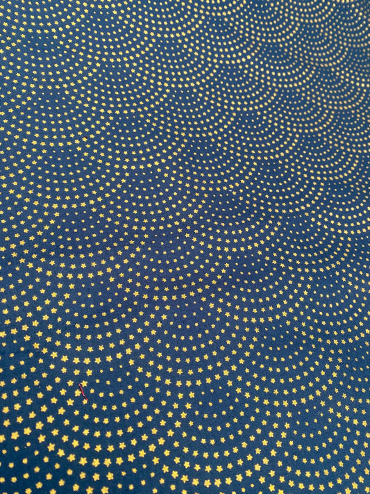 CONTEMPORARY CHRISTMAS STARRY SCALES – 100% COTTON CHRISTMAS FABRIC – 146cm WIDE