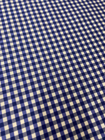 ¼ Inch Gingham Polycotton – 112cm / 44" – Polycotton – 3m Piece (6 Colourways)