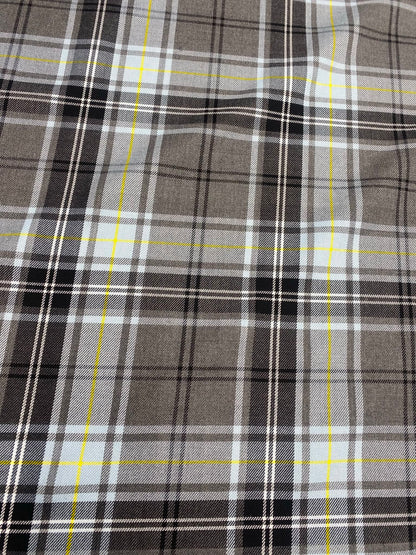 CITY LIGHTS TARTAN – POLY VISCOSE FABRIC – 145cm WIDE