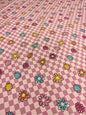 SMILEY DAISY CHECK – COTTON JERSEY STRETCH FABRIC – 145cm WIDE