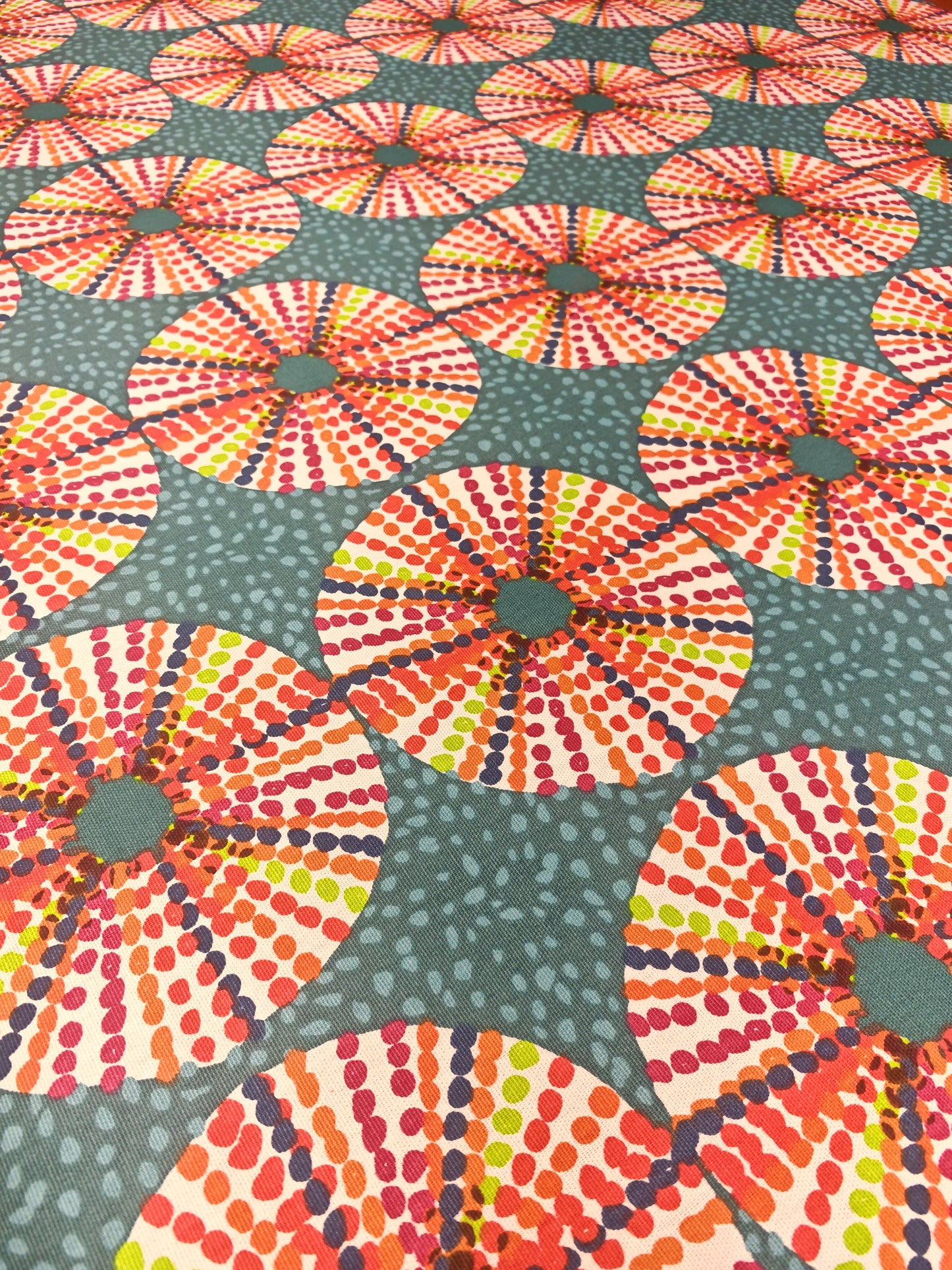 DOTTY – PRESTIGIOUS TEXTILES – HALF PANAMA 100% COTTON FABRIC – 143cm WIDE (2 COLOURWAYS)