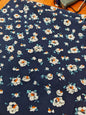 MIDNIGHT BLOSSOM – 100% VISCOSE FLORAL FABRIC – 142cm WIDE