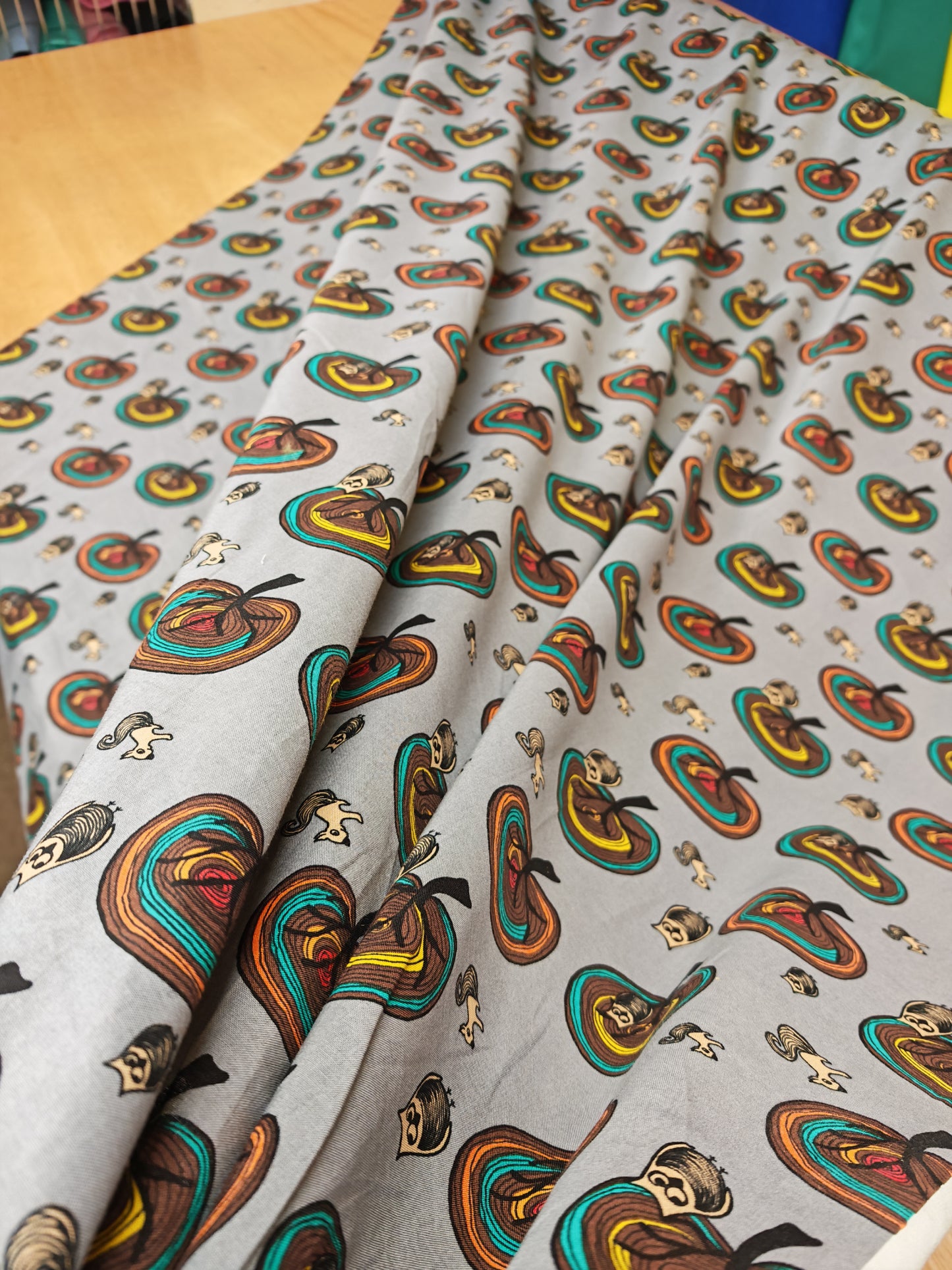Woodland Owl Cotton Print (3 Colourways) – 141cm / 55.5" – 100% Cotton – 3m Piece