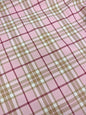 ROSEWOOD TARTAN – POLY VISCOSE FABRIC – 145cm WIDE