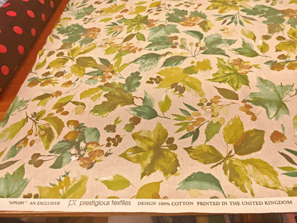 APPLEBY – PRESTIGIOUS TEXTILES – HALF PANAMA COTTON FABRIC – 139cm WIDE