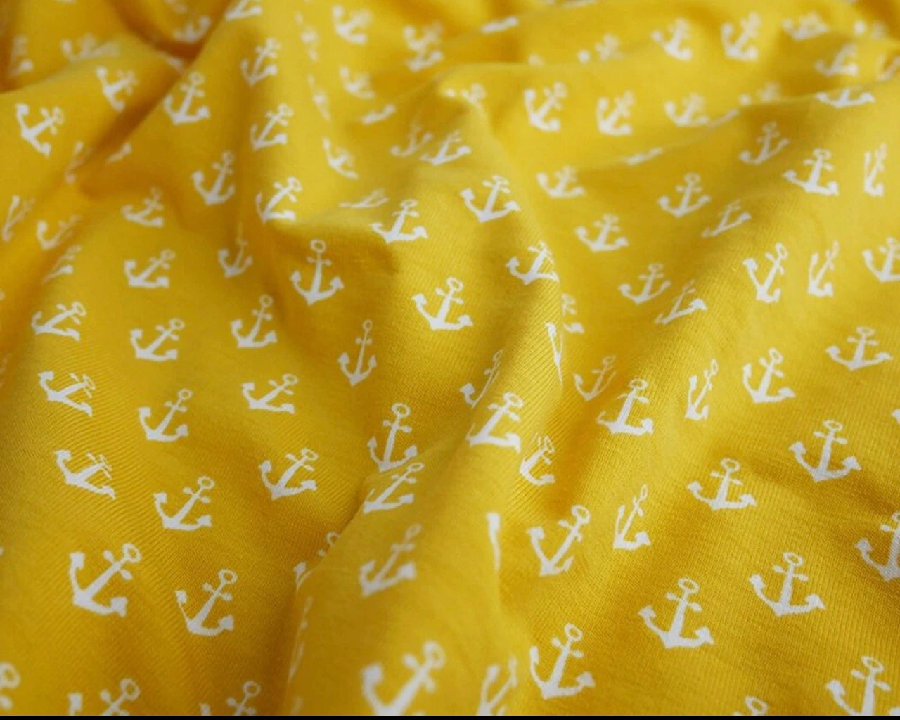 ANCHOR POINT – COTTON JERSEY STRETCH FABRIC – 141cm WIDE