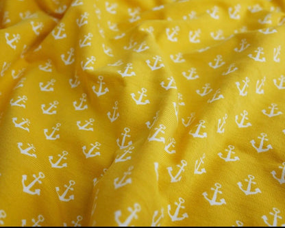 ANCHOR POINT – COTTON JERSEY STRETCH FABRIC – 141cm WIDE