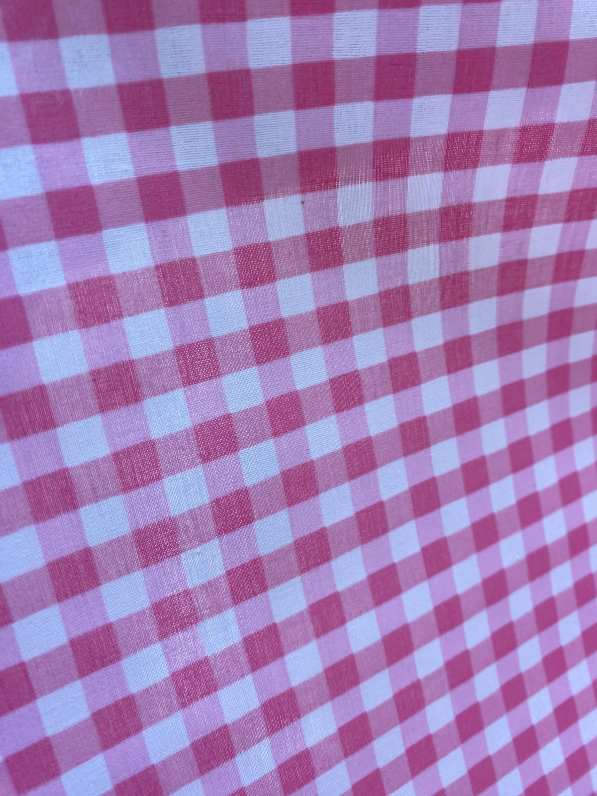 ¼ Inch Gingham Polycotton – 112cm / 44" – Polycotton – 3m Piece (6 Colourways)