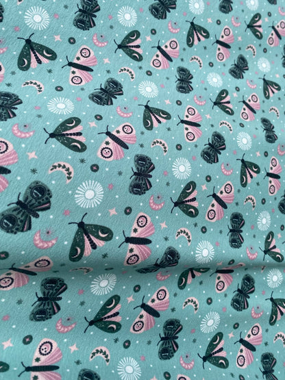 PAPILLON DE NUIT – COTTON JERSEY STRETCH FABRIC – 150cm WIDE