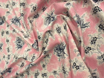 DESIGNERS GUILD WILD ROSE – 100% COTTON FLORAL FABRIC – 144cm WIDE