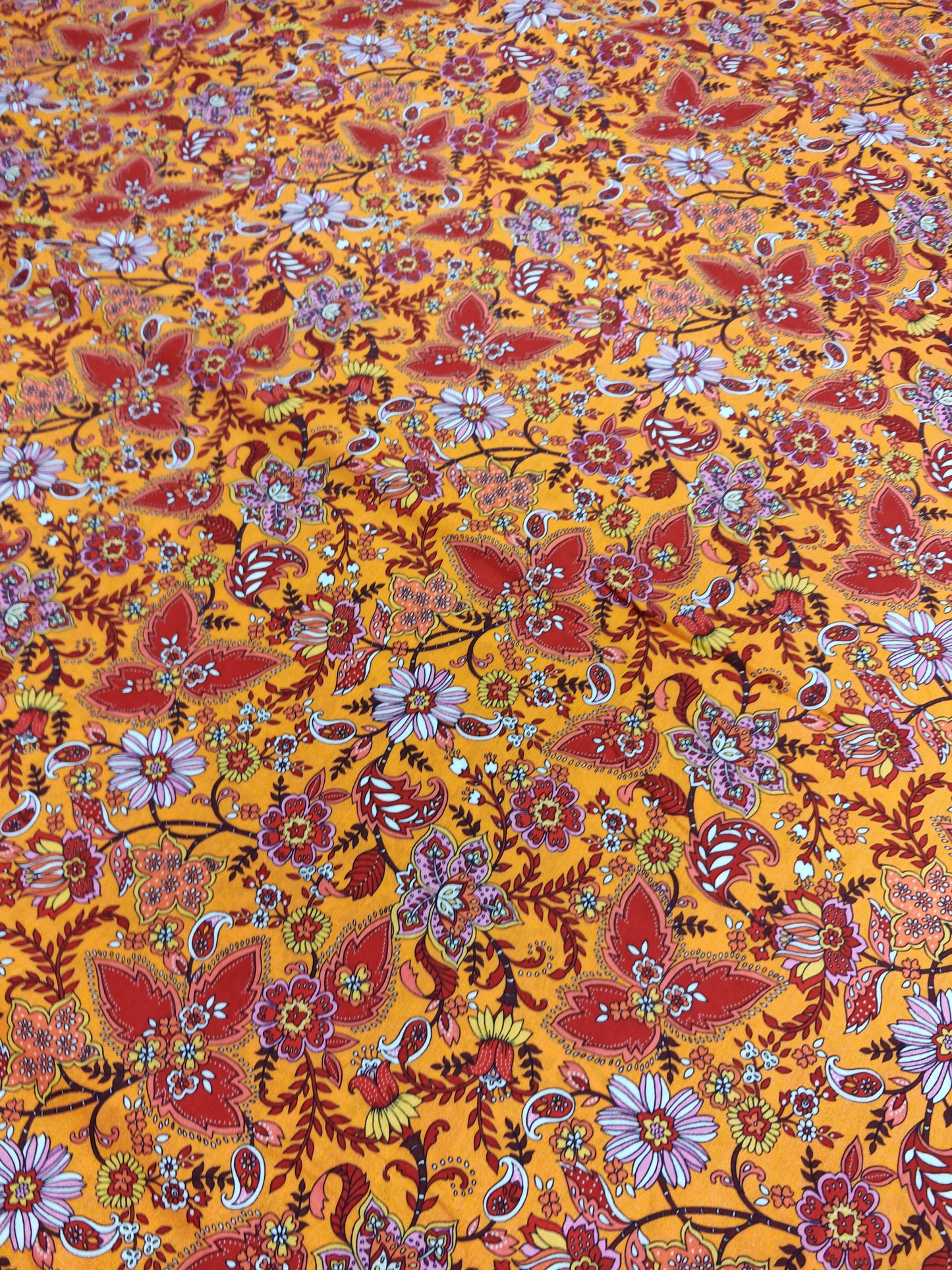 FLORA FOLK PAISLEY BLOOMS – DASHWOOD STUDIO – 100% COTTON FABRIC – 144cm WIDE – 2 COLOURWAYS