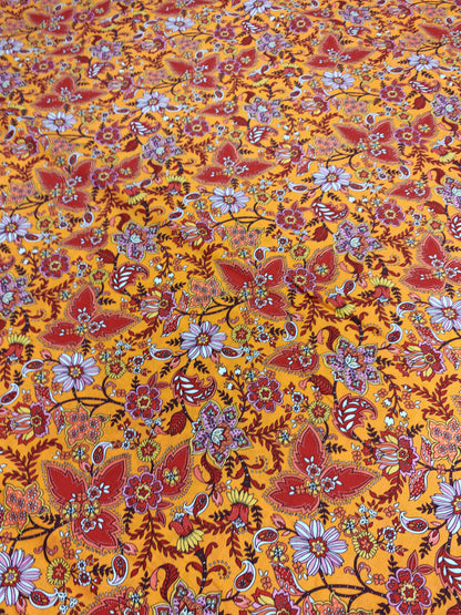 FLORA FOLK PAISLEY BLOOMS – DASHWOOD STUDIO – 100% COTTON FABRIC – 144cm WIDE – 2 COLOURWAYS