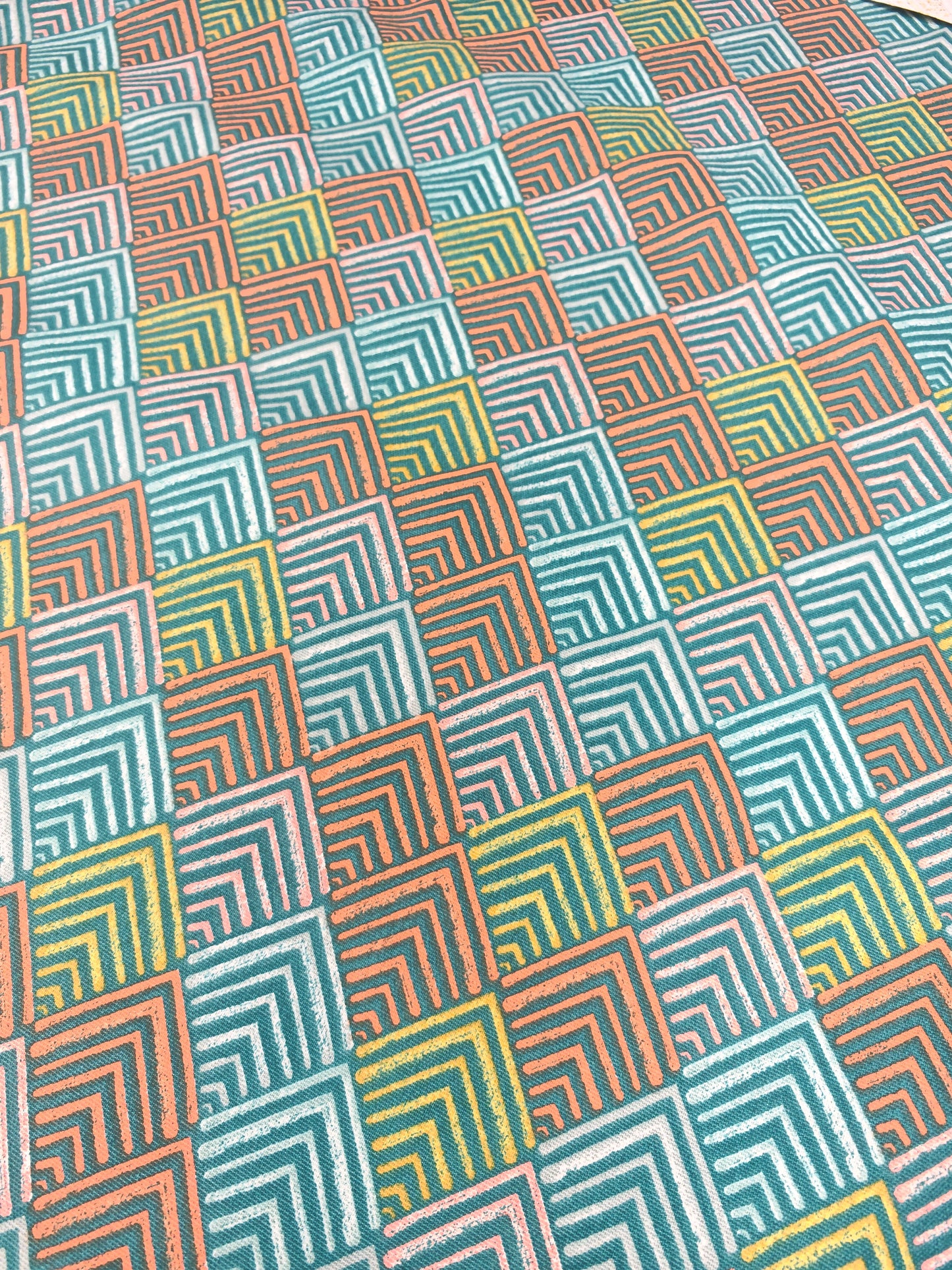 DIAMOND – PRESTIGIOUS TEXTILES – HALF PANAMA 100% COTTON FABRIC – 143cm WIDE (2 COLOURWAYS)