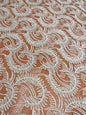 VINTAGE SCALLOPED EMBROIDERED LACE – 119cm WIDE