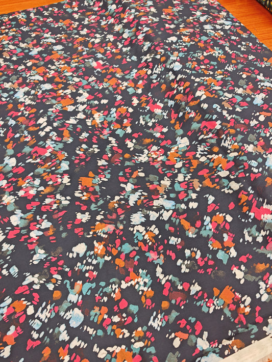 WILD BRUSHSTROKES – EGYPTIAN GIZA COTTON FABRIC – 146cm WIDE