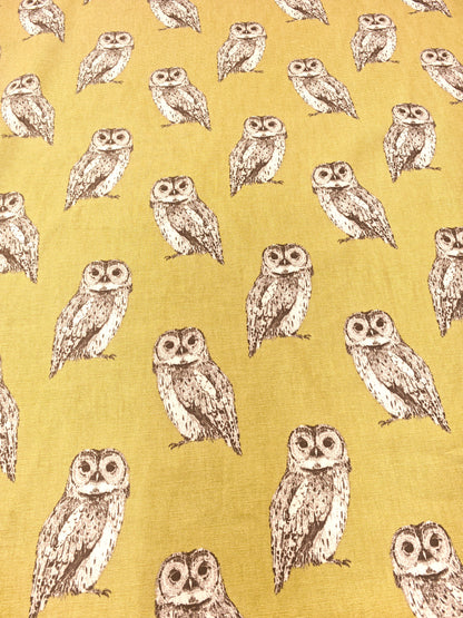 OWLET – PRESTIGIOUS TEXTILES – HALF PANAMA 100% COTTON FABRIC – 142cm WIDE