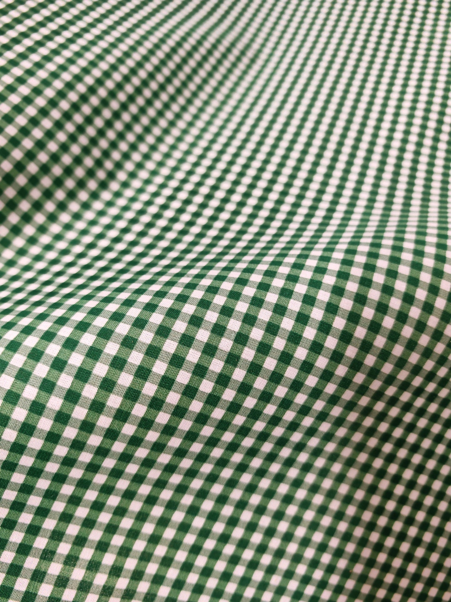 1/8" Gingham Polycotton (4 Colourways) – 112cm / 44" – Polycotton – 3m Piece