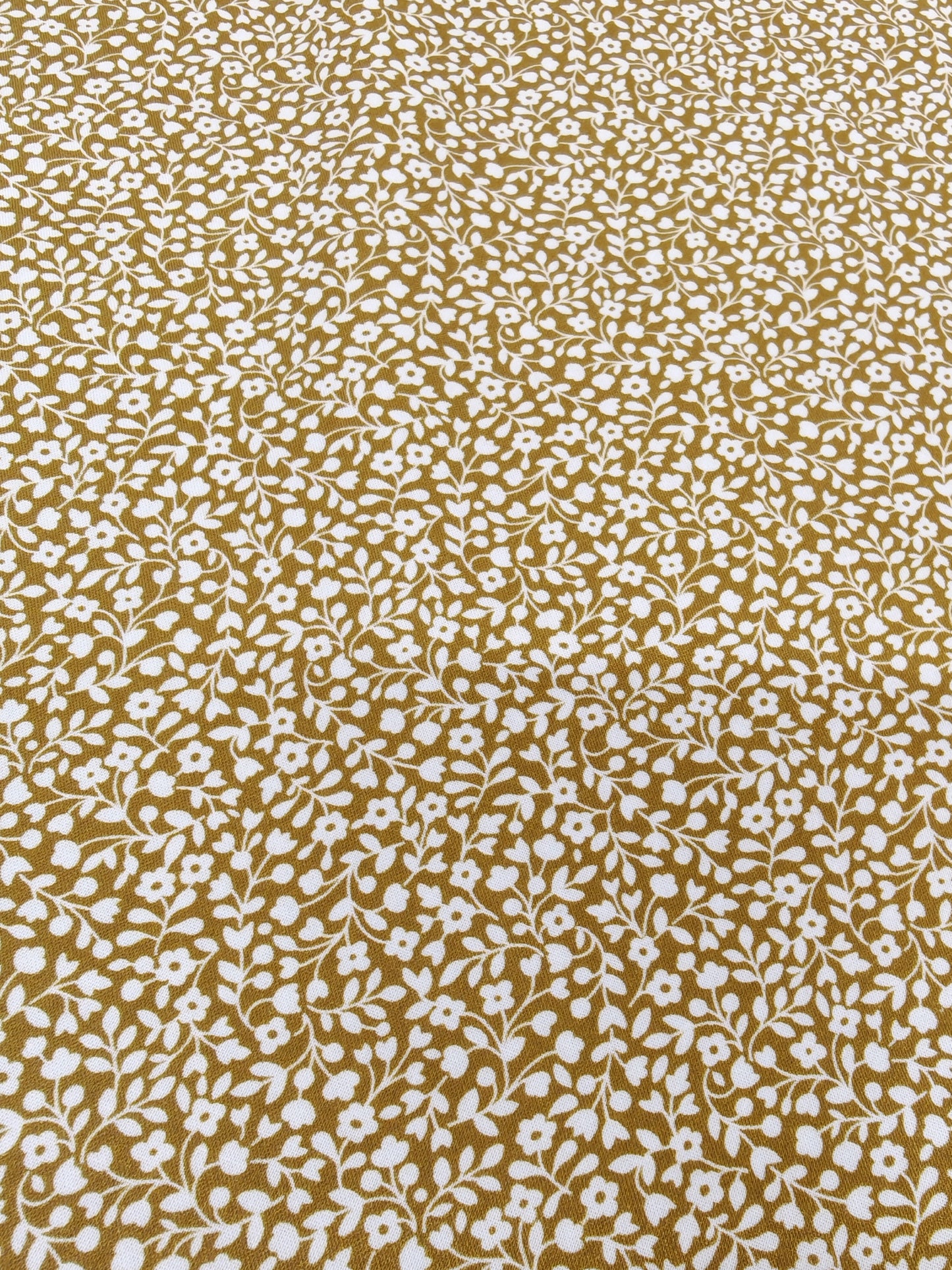OLIVE MEADOW DITSY – 100% COTTON FABRIC – 148cm WIDE