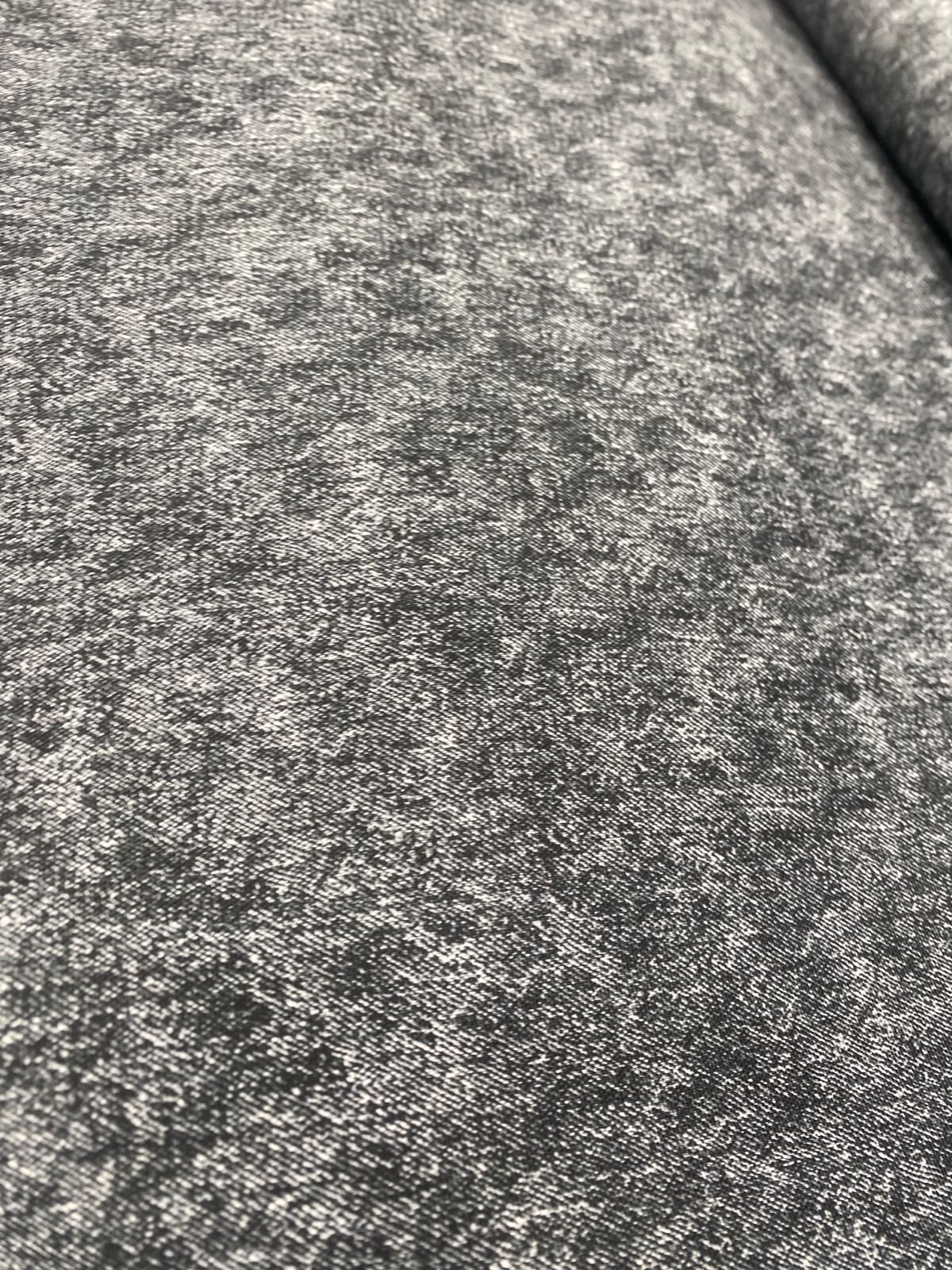 BLACK WASHED DENIM LOOK – 100% COTTON FABRIC – 114cm WIDE