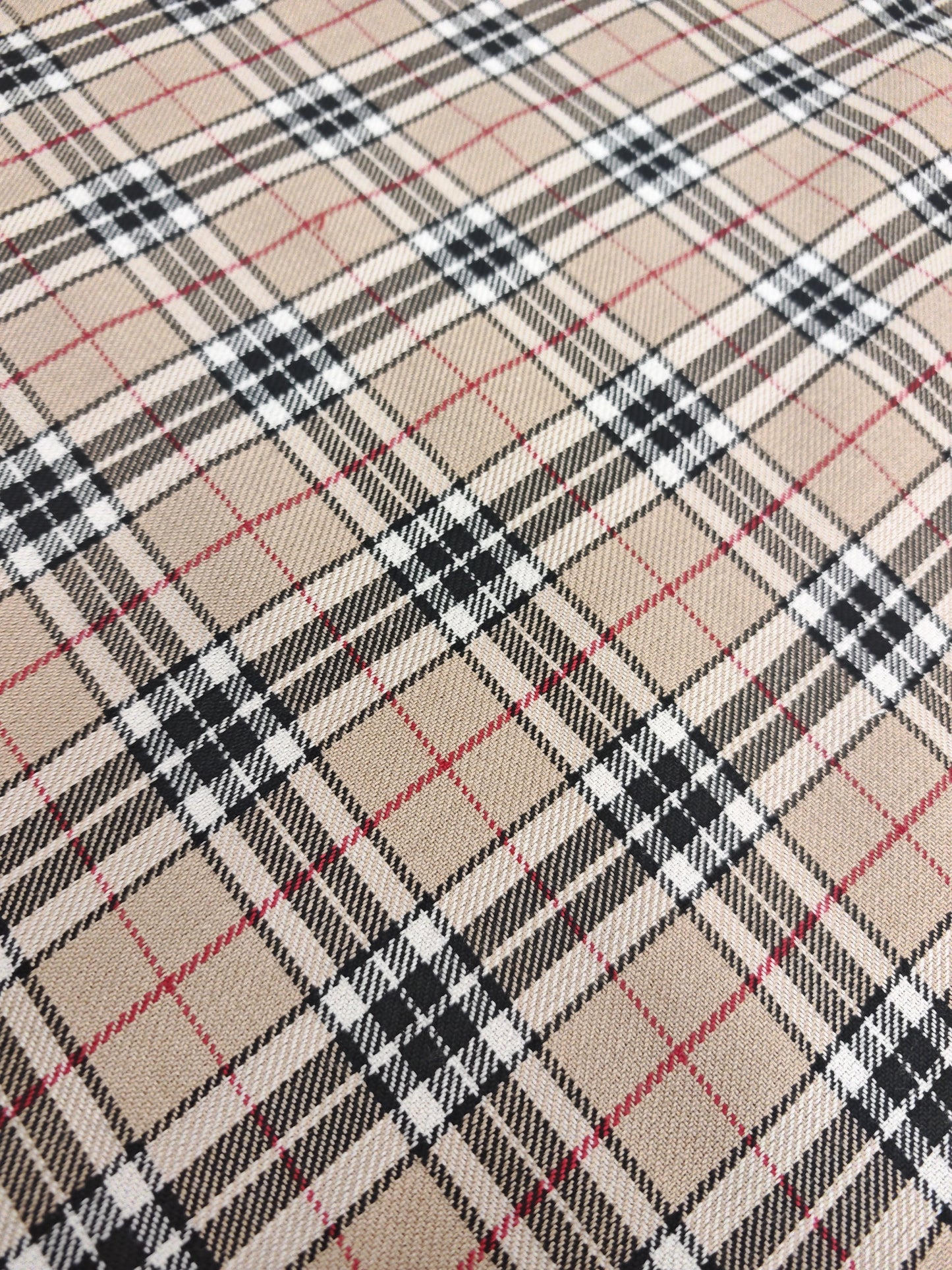 HERITAGE STONE TARTAN – POLYVISCOSE TARTAN FABRIC – 147cm WIDE