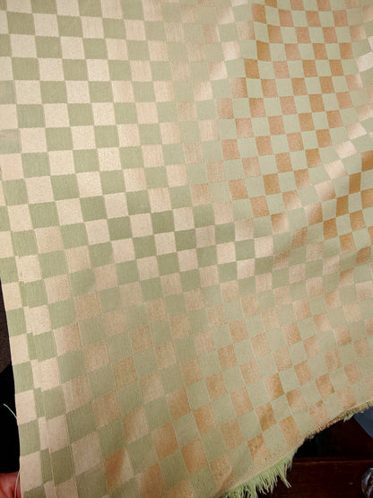 Gold Jacquard Check – Extra Wide – 280cm / 110"