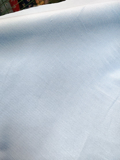 Light Blue Needlecord Fabric – 155cm / 61" – 100% Cotton Corduroy (14 Wale) – 3m Piece