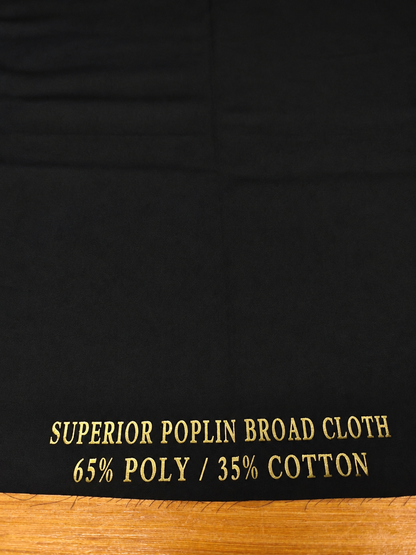 SUPERIOR POPLIN BROADCLOTH – 35% COTTON 65% POLYESTER FABRIC – 112cm WIDE (8 COLOURWAYS)