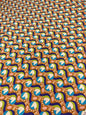 RETRO RIPPLE – DASHWOOD STUDIO KALEIDOSCOPE – 100% COTTON CREPE FABRIC – 146cm WIDE