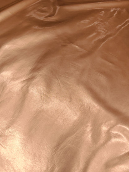 GOLD METALLIC PVC FABRIC – HIGH-SHINE COATED FABRIC – 146cm WIDE