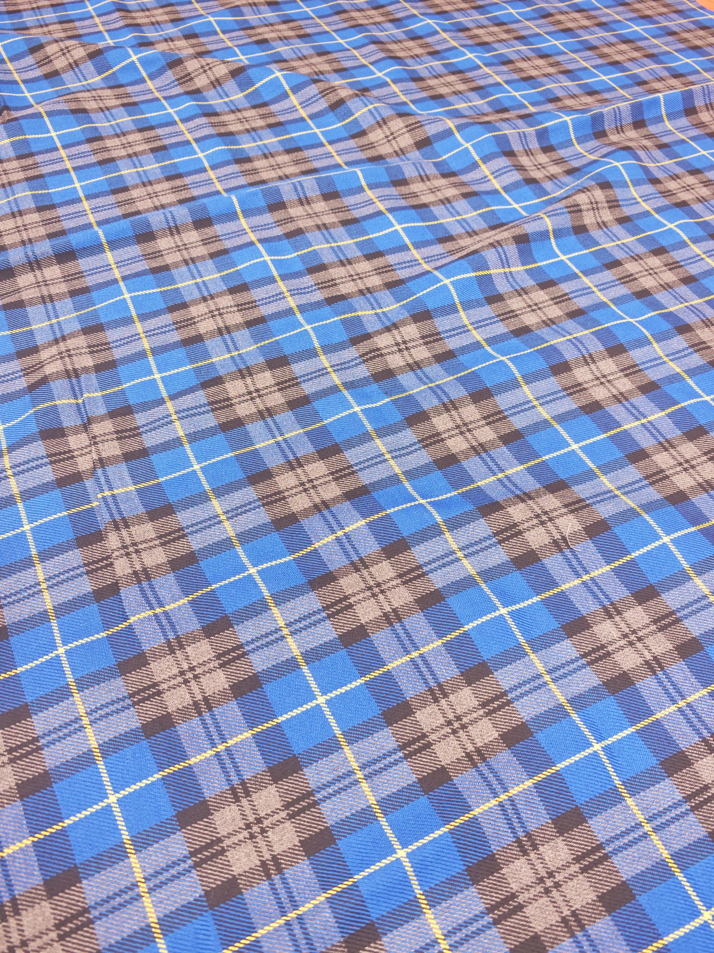 SKYLINE TARTAN – POLYVISCOSE TARTAN FABRIC – 144cm WIDE