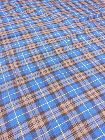 SKYLINE TARTAN – POLYVISCOSE TARTAN FABRIC – 144cm WIDE