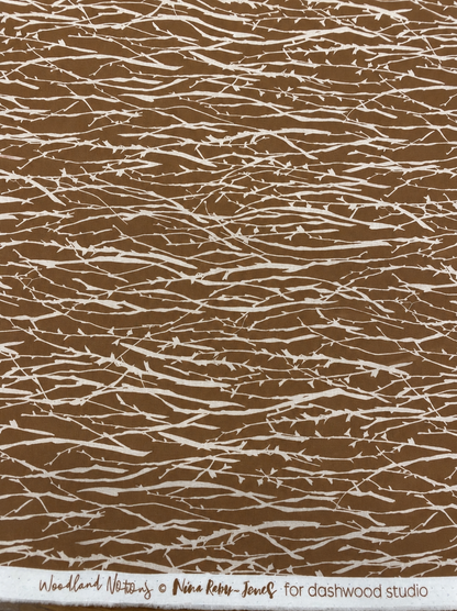 WOODLAND BRANCHES – DASHWOOD STUDIO WOODLAND NOTIONS – 100% COTTON FABRIC – 148cm WIDE